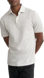 Eton Linen & Cotton Fine Knit Polo