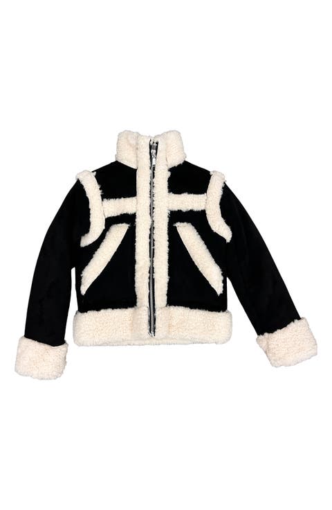 Kids
 Faux Shearling Jacket (Big Kid)
