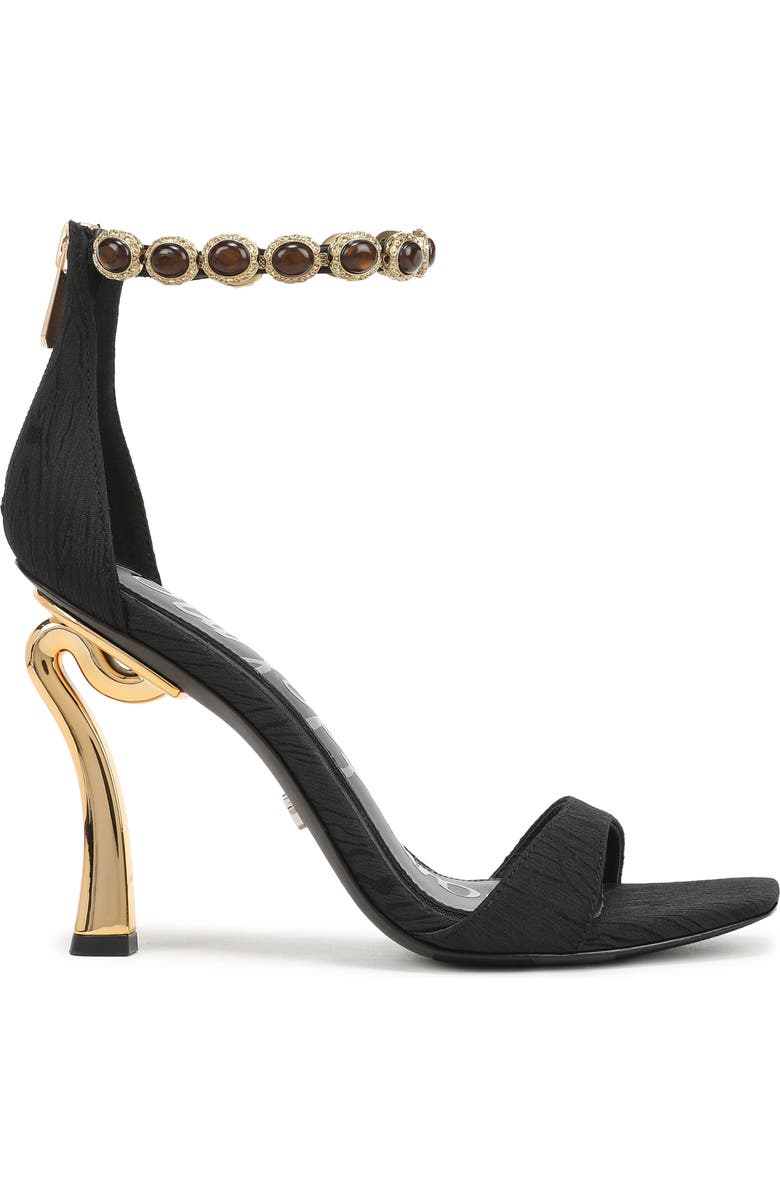 Sam Edelman Lyra Ankle Strap Sandal, Alternate, color, Black