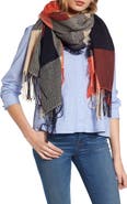 Madewell Checkmate Fringe Scarf