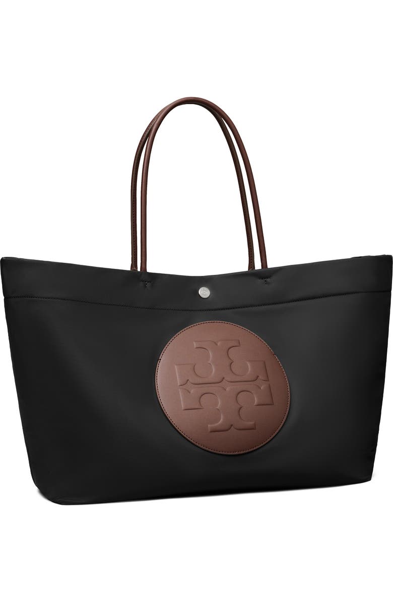 Tory Burch Ella Twist Tote, Alternate, color, Black