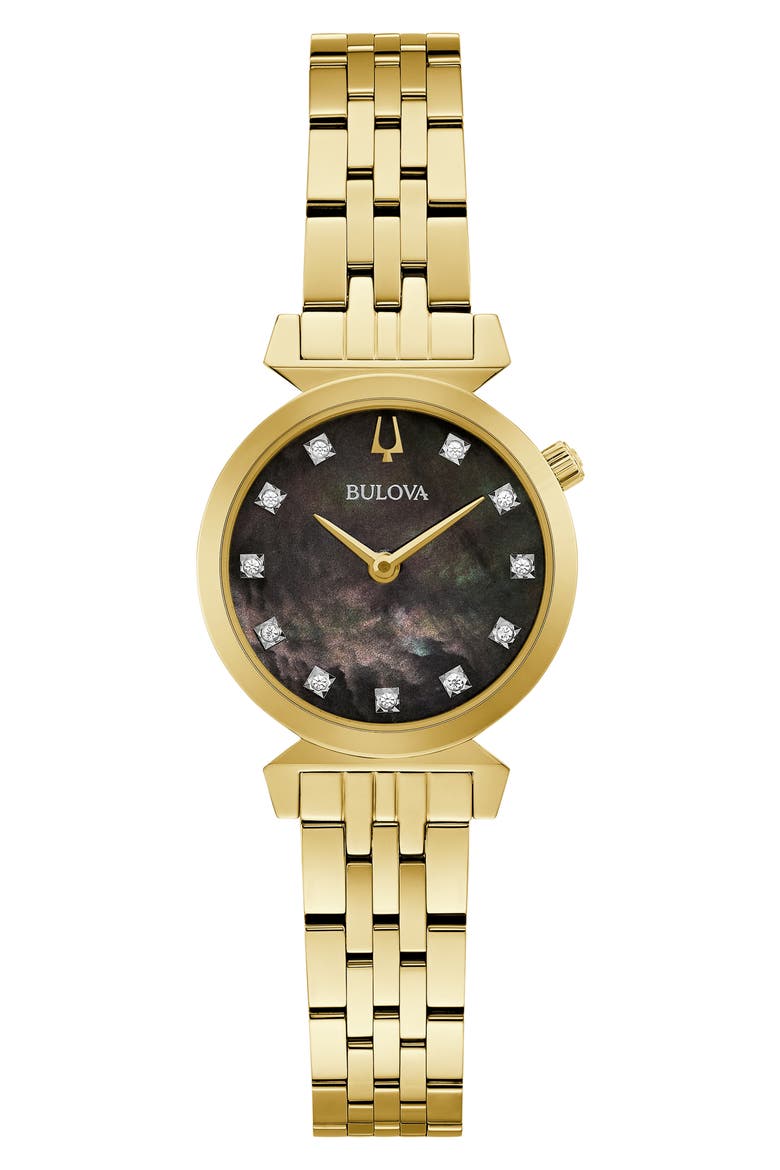 Regatta Diamond Bracelet Watch, 24mm, Main, color, GOLD-TONE