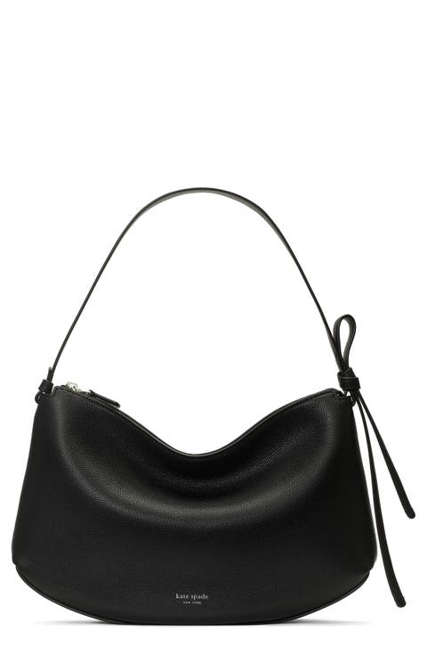 large loop pebble leather shoulder bag