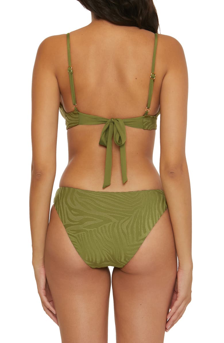 Becca Congo Ballet Jacquard Bikini Top, Alternate, color, 