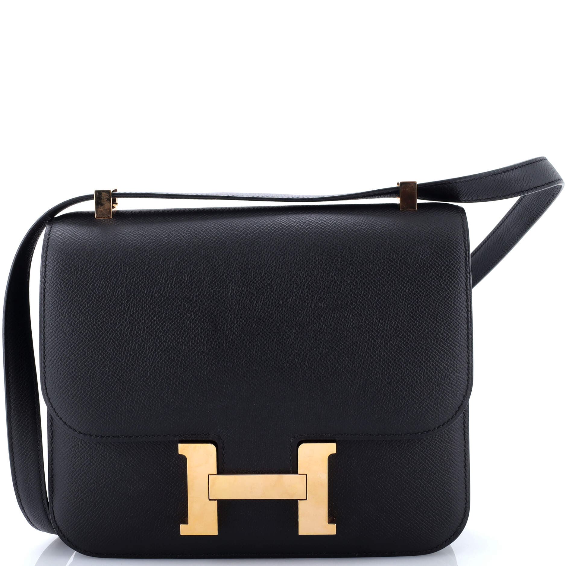 Pre-Owned Hermes Constance Bag Epsom 24, Main, color, Noir