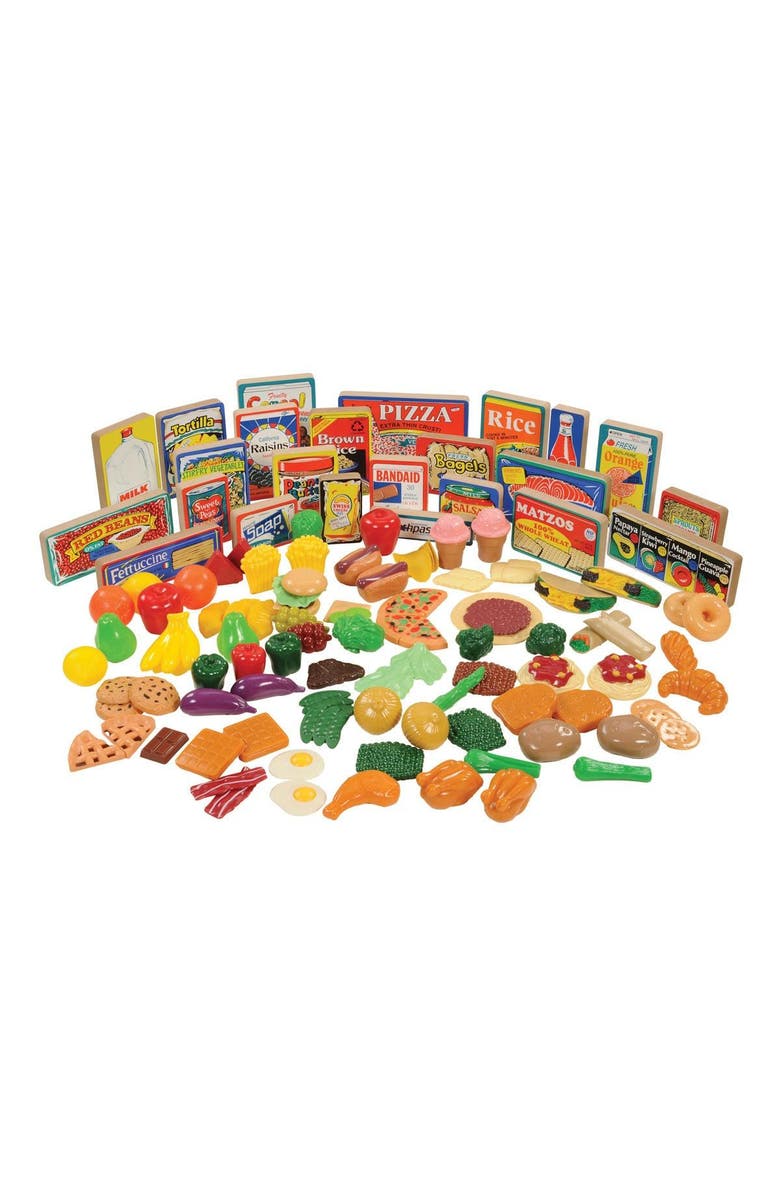 Kaplan Early Learning Company Grocery Store Play Food, Main, color, Multicolored