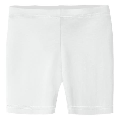 Girls 100% Soft Cotton Bike Shorts (Toddler/Kids)