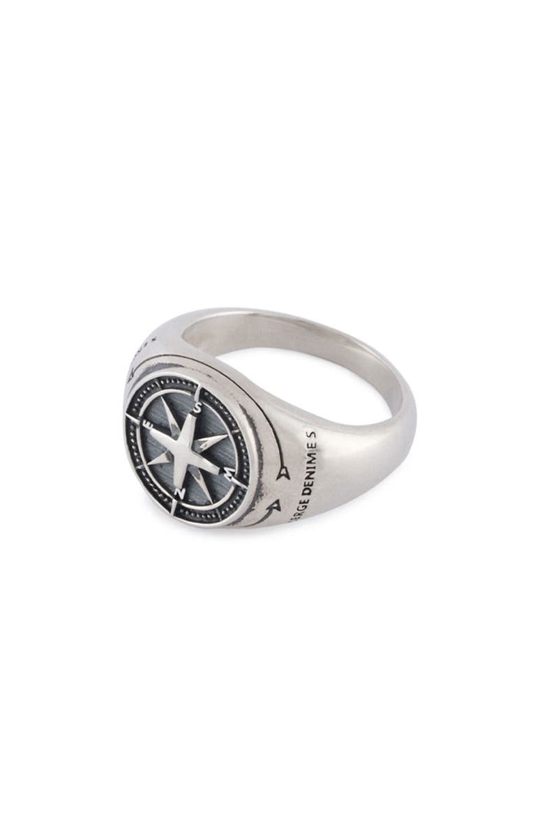 Serge DeNimes Silver Napoleon Ring, Alternate, color, Silver