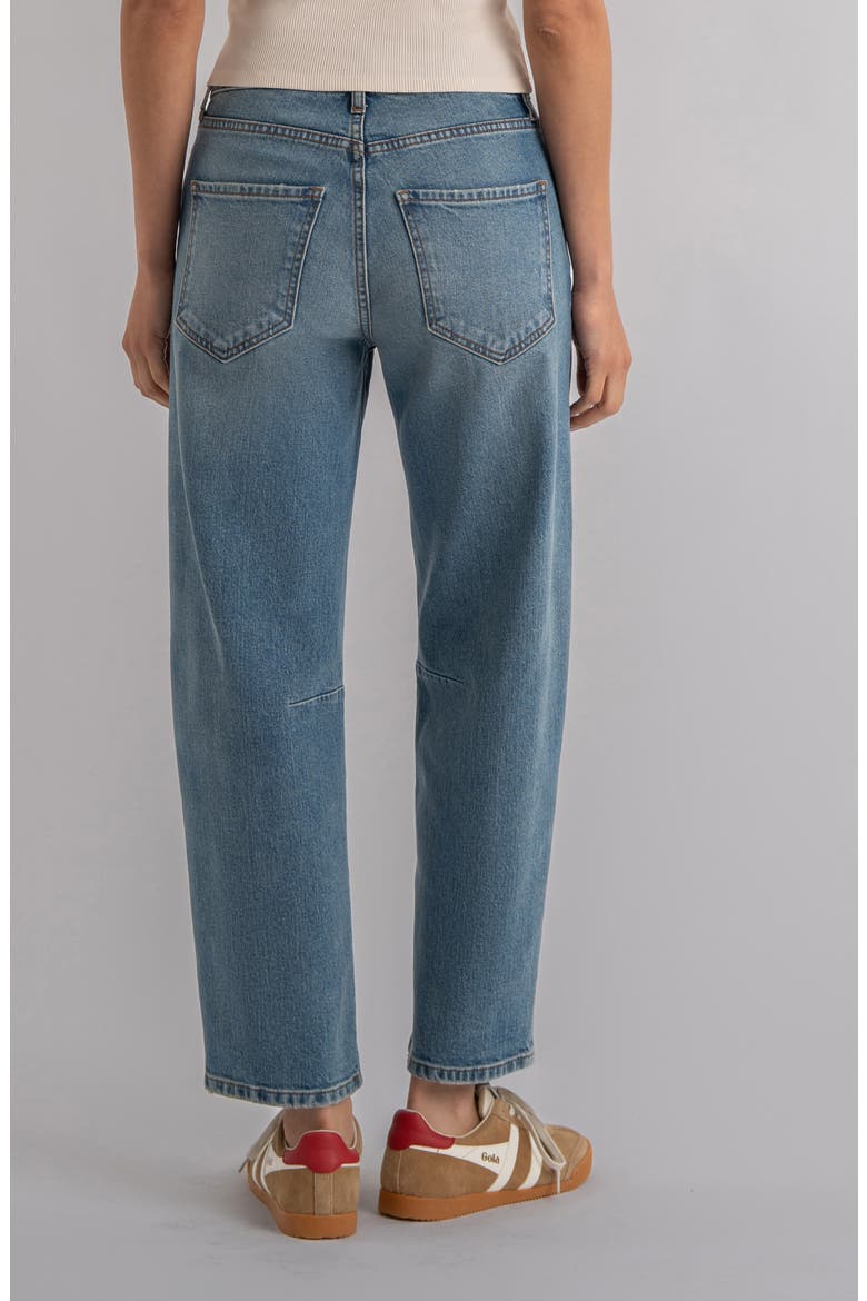 Ashton High Waist Ankle Barrel Jeans, Alternate, color, ADJUSTED