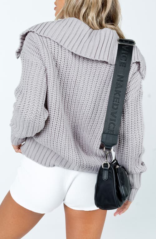 PRINCESS POLLY PRINCESS POLLY LIANA FRONT ZIP SWEATER