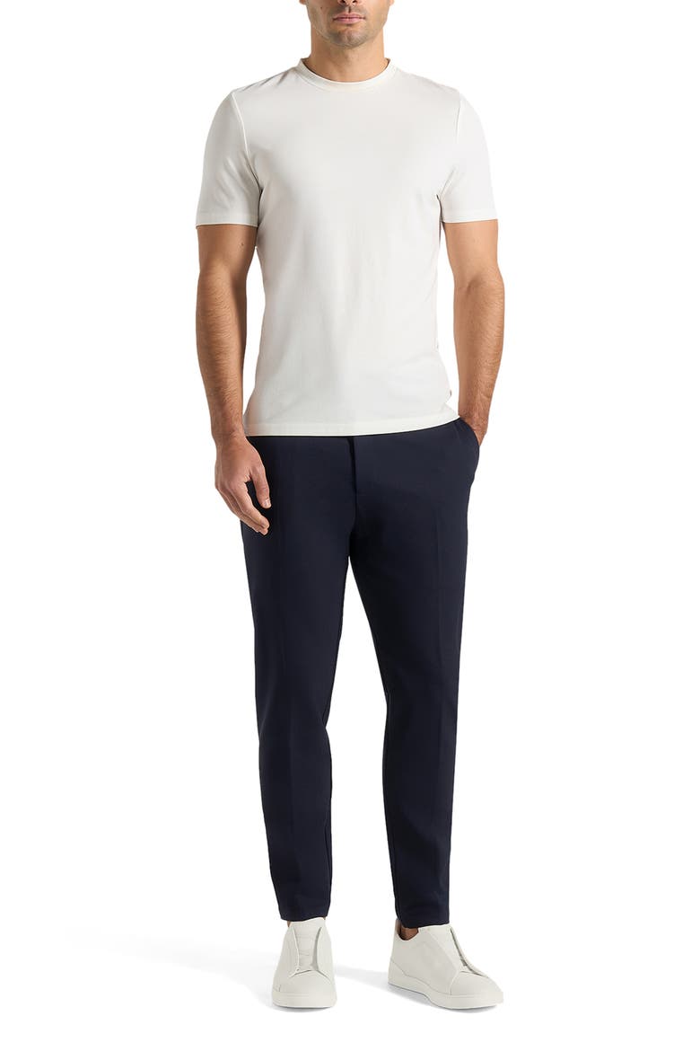 Aiden Slim Fit Stretch Trousers, Alternate, color, Navy