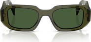 Prada Runway 49mm Rectangular Sunglasses