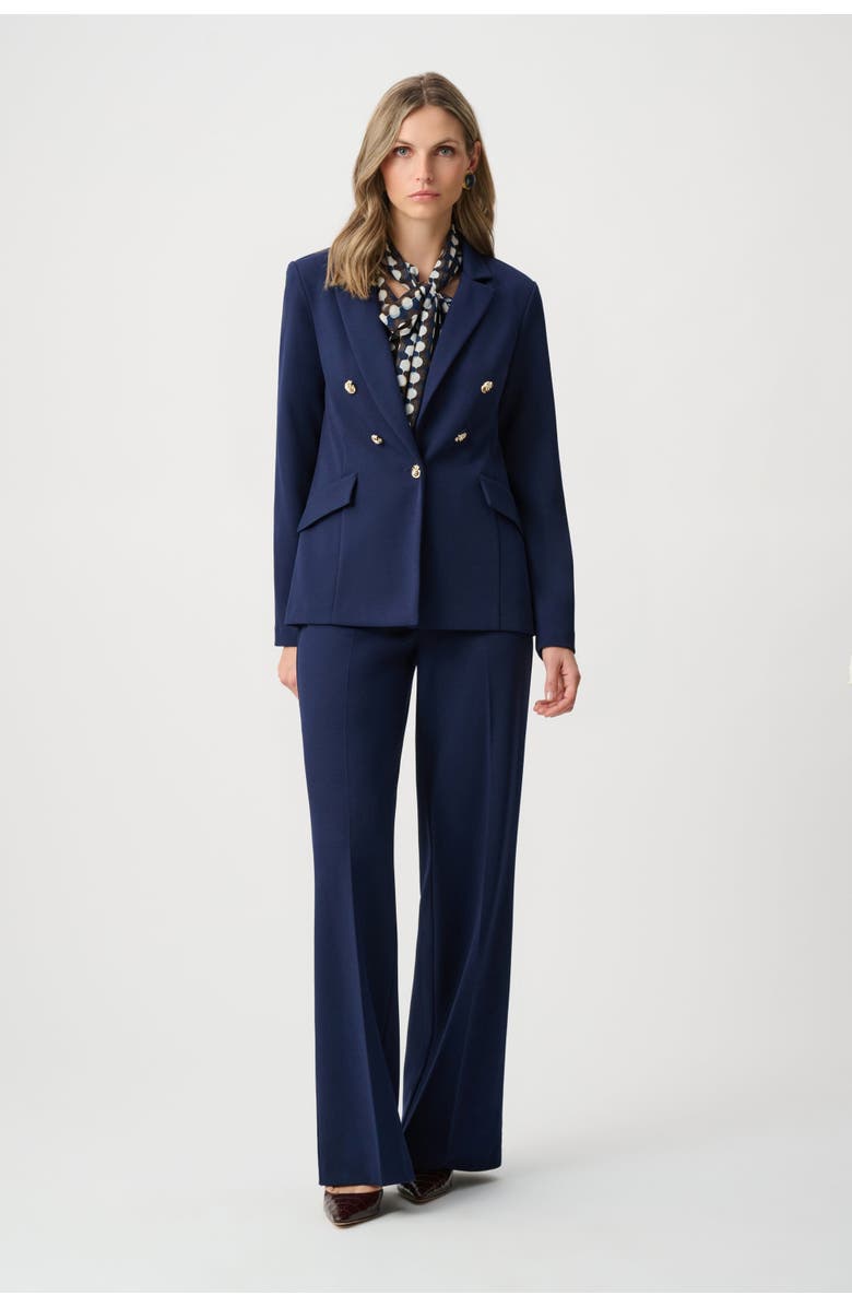 Joseph Ribkoff Scuba Crepe Fitted Blazer, Alternate, color, Indigo
