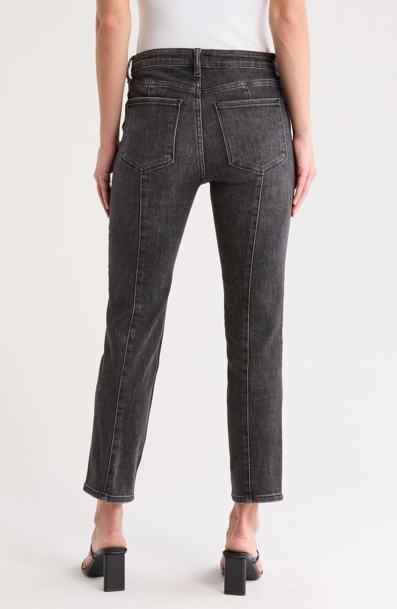 KUT from the Kloth Reese Fab Ab Seamed High Waist Ankle Slim Straight Leg Jeans, Alternate, color, 