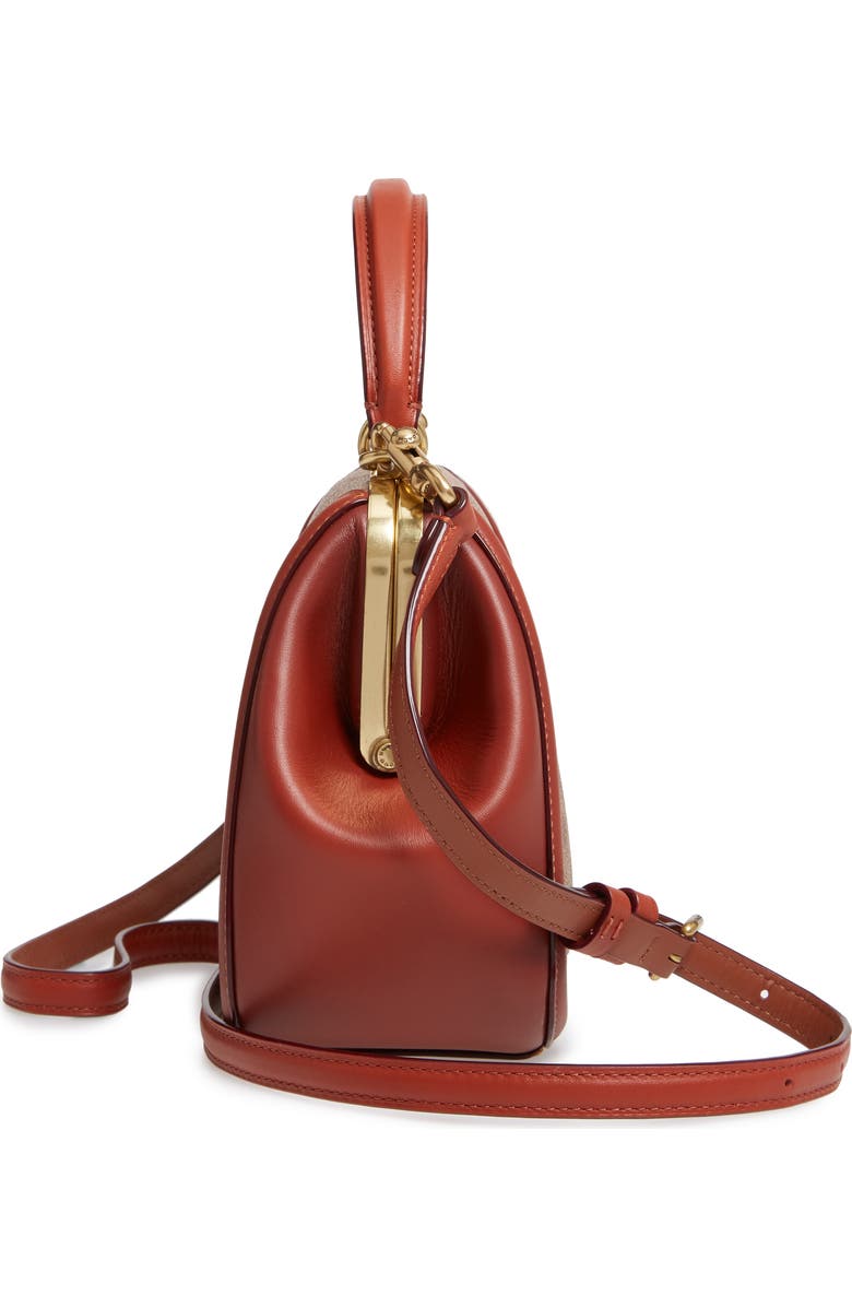 COACH Signature Frame 23 Leather & Canvas Crossbody Bag, Alternate, color,