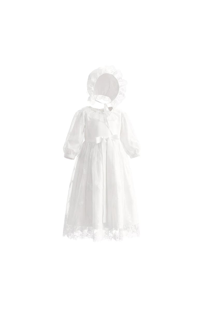 Tulleen Lace Sorellia Dress, Alternate, color, White