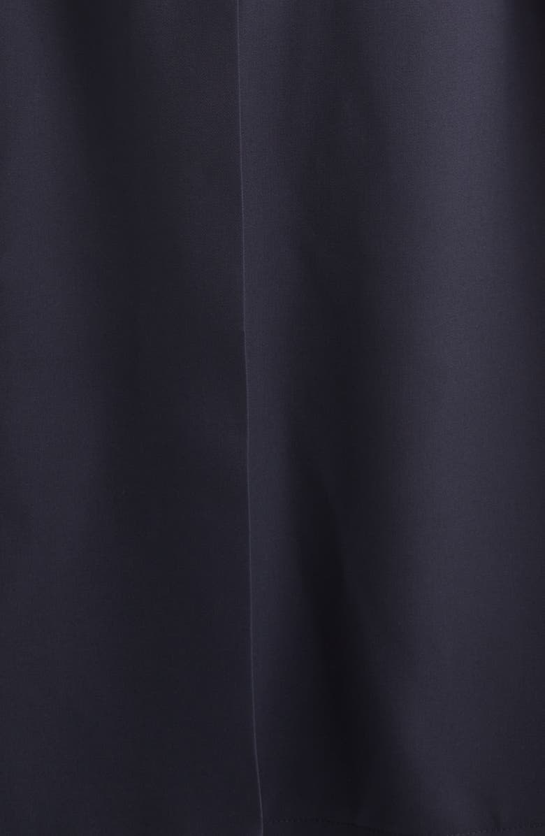 Jil Sander Belted Wool Trench Coat, Alternate, color, Navy