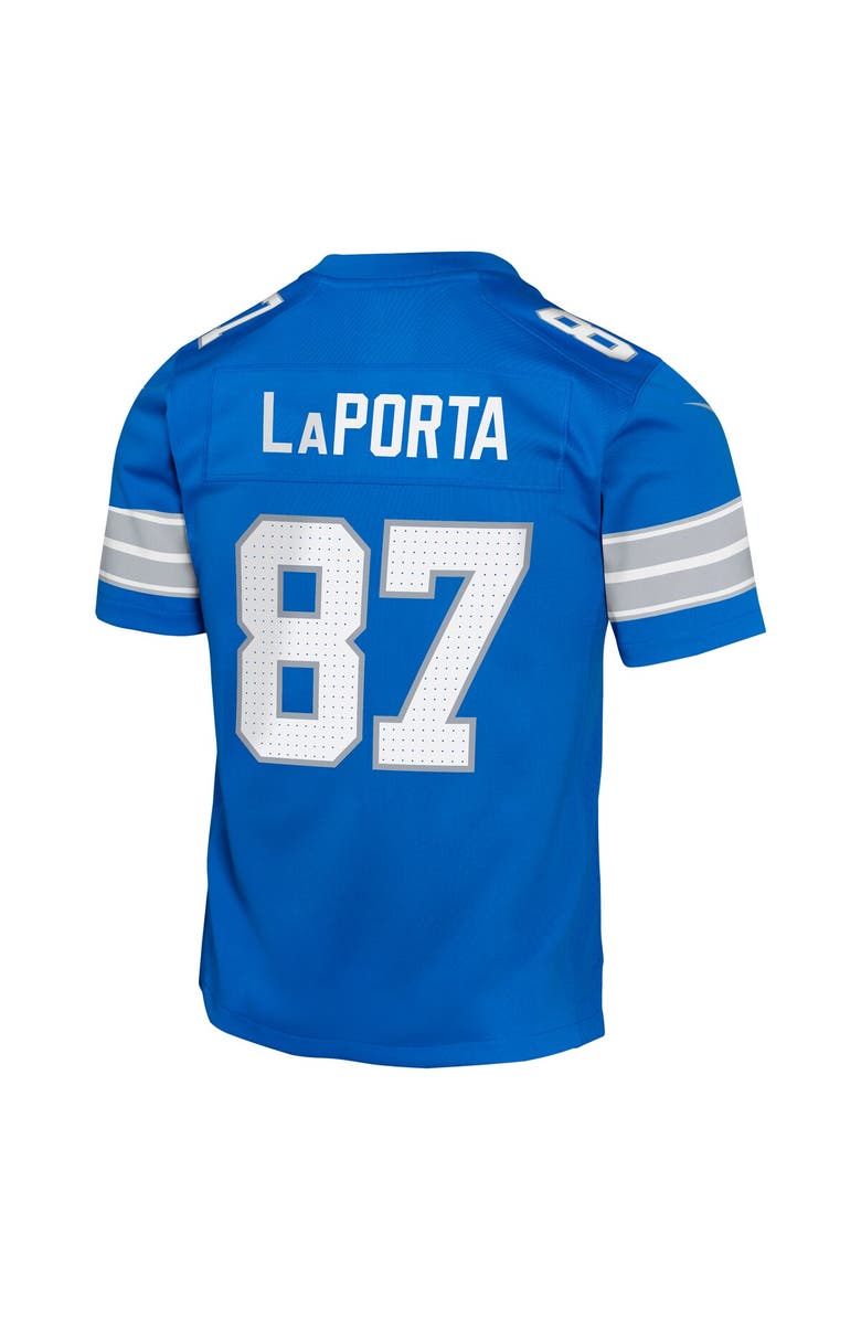 Nike Youth Nike Sam LaPorta Blue Detroit Lions Team Player Game Jersey, Alternate, color, Blue