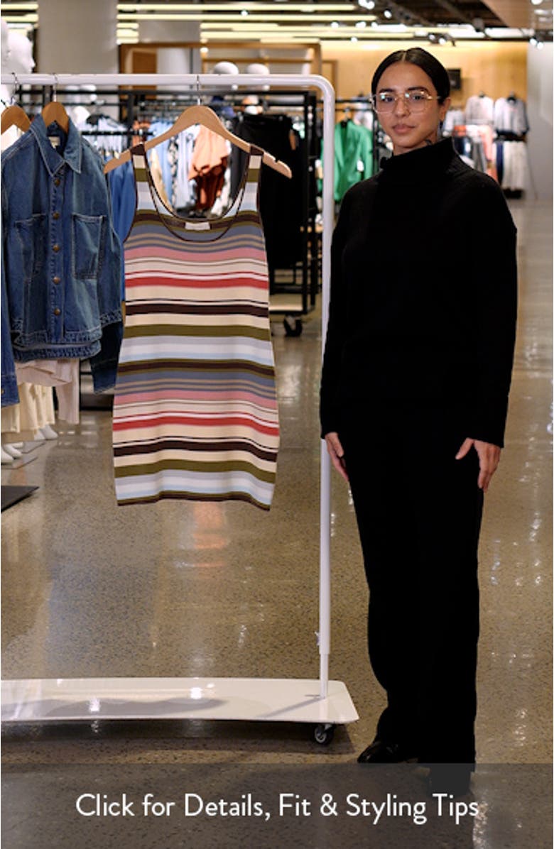 Enya Stripe Tank Minidress, sales video thumbnail