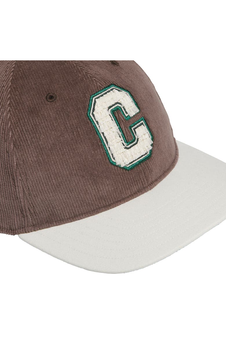ADIDAS ORIGINALS X CLOT BY EDISON CHEN Cotton Corduroy Baseball Cap, Alternate, color, Dark Brown/ Cream White