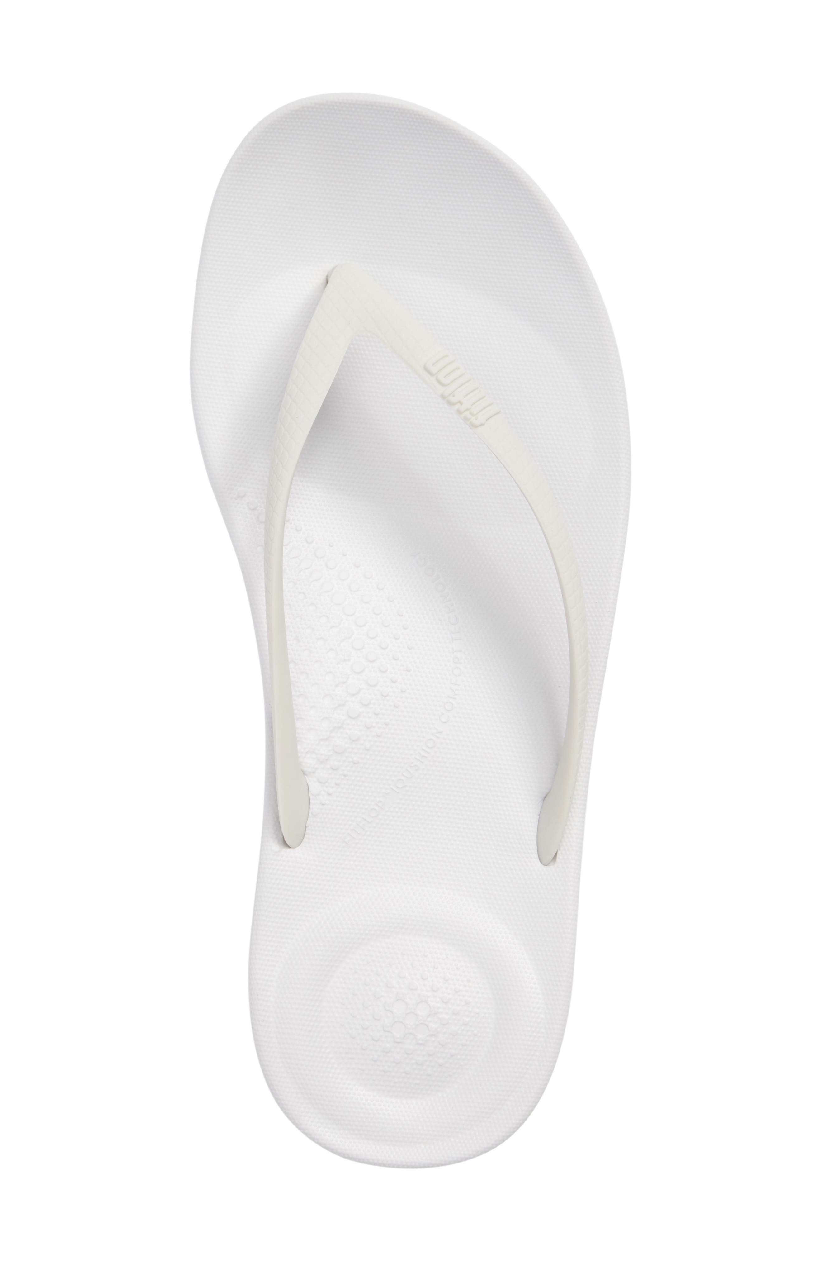 iQushion Flip Flop, Alternate, color, URBAN WHITE