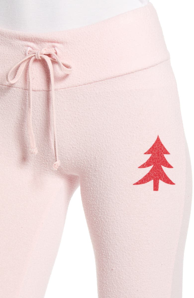 Wildfox Christmas Tree Lounge Pants, Alternate, color,