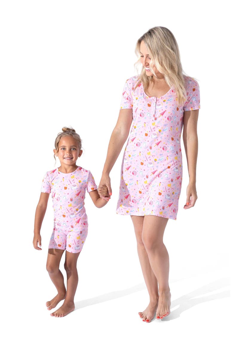 Happee Birthdae Harry Kids 2-Piece Short Sleeve & Shorts Pajama Set, Alternate, color, Happee Birthdae Harry