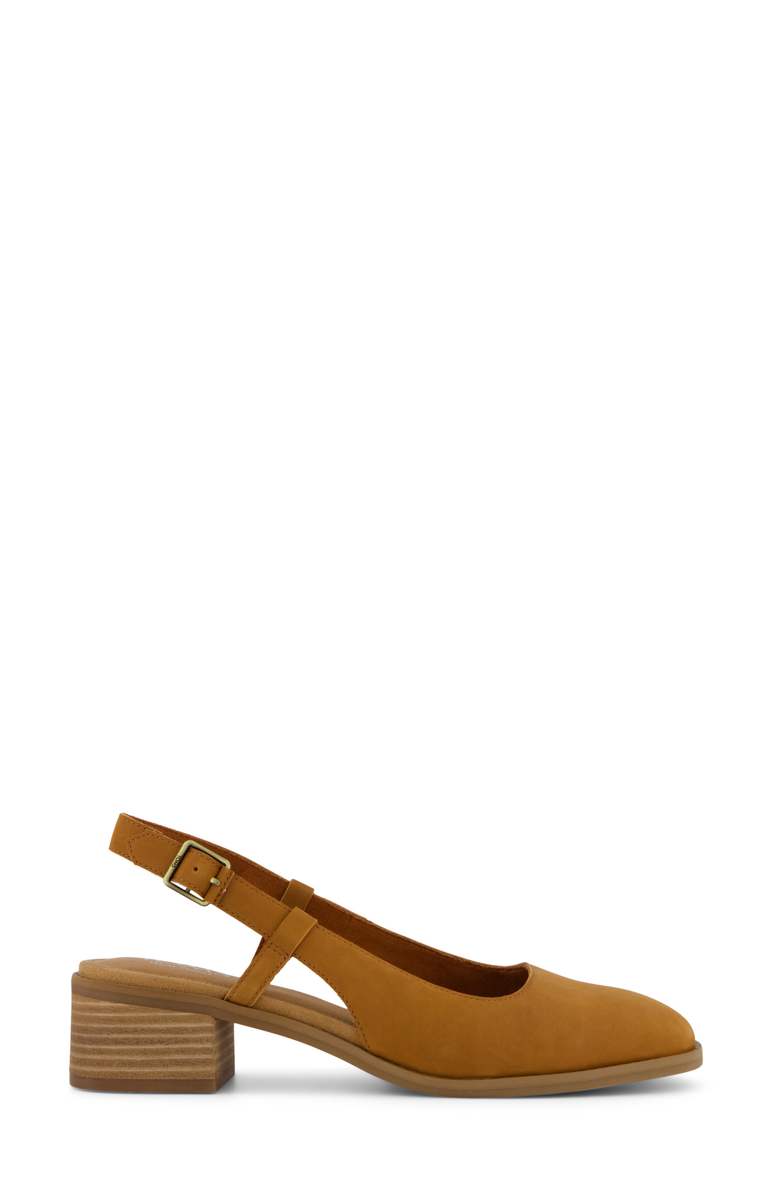 TOMS Jaclyn Slingback Pump, Alternate, color, Brown