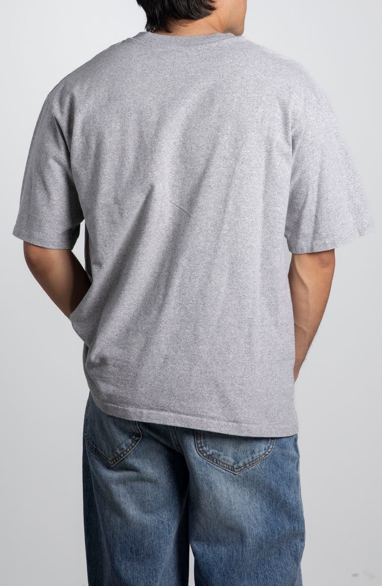 Elwood Vintage Plano Football Tee, Alternate, color, Grey