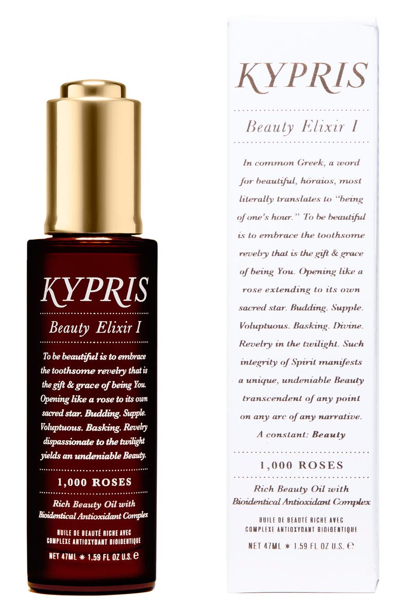 KYPRIS Beauty Elixir I: 1000 Roses Moisturizing Face Oil, Alternate, color, 