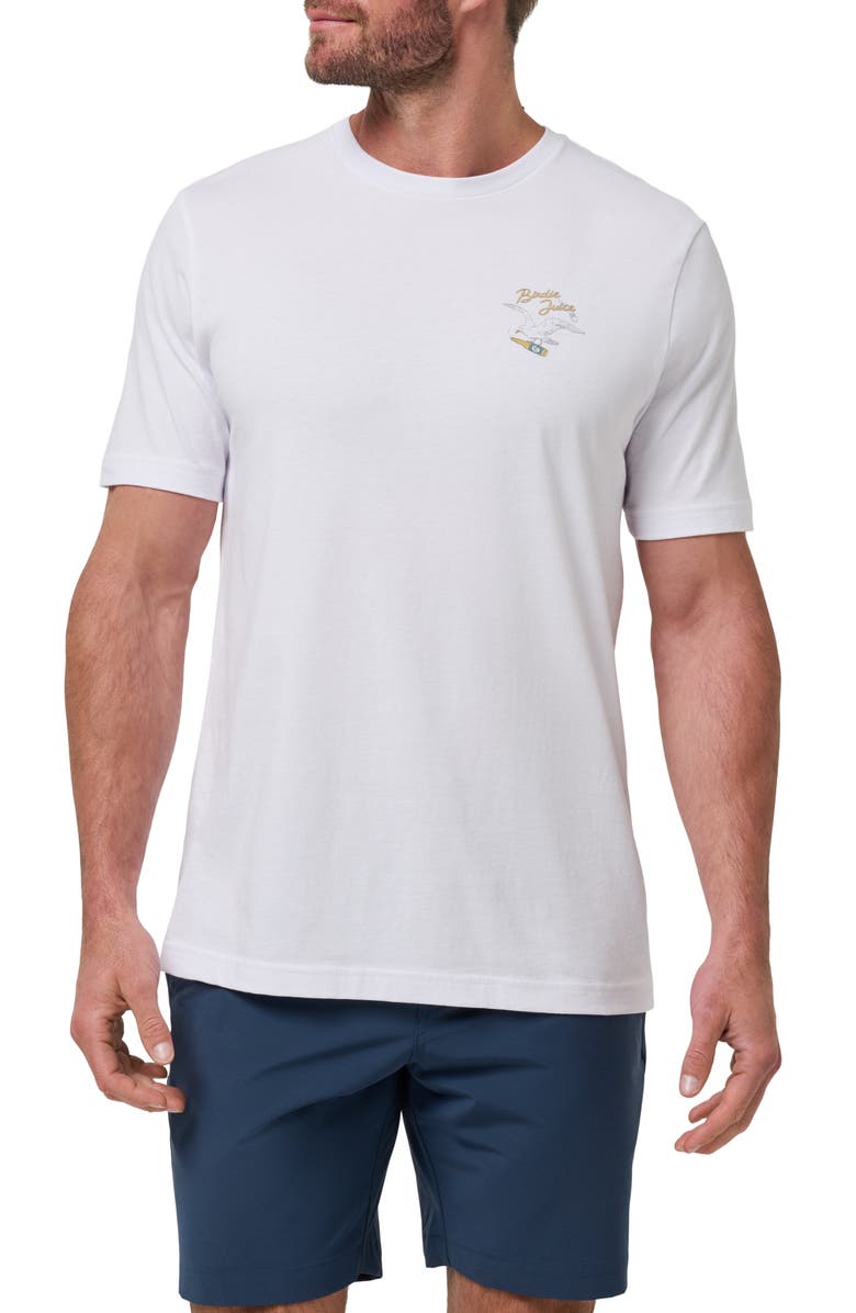 TravisMathew Drink Ticket Graphic T-Shirt, Main, color, White