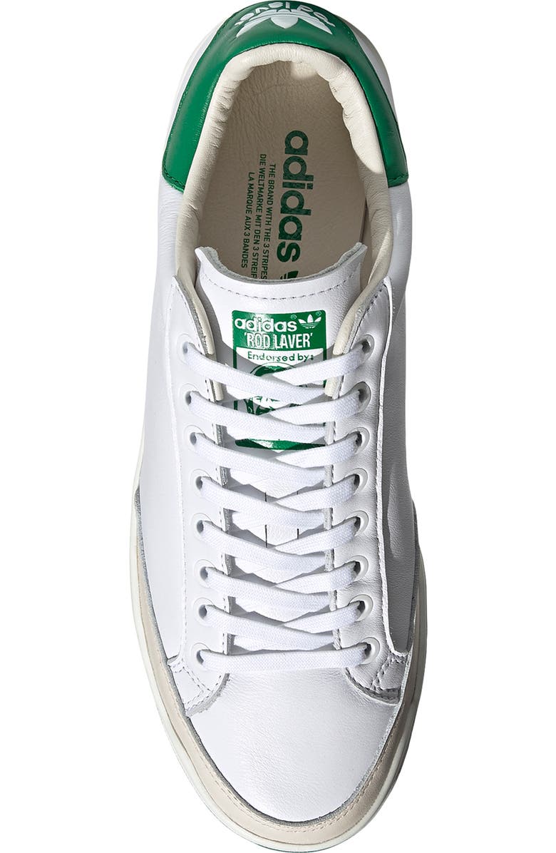 adidas Rod Laver Vintage Leather Sneaker, Alternate, color,