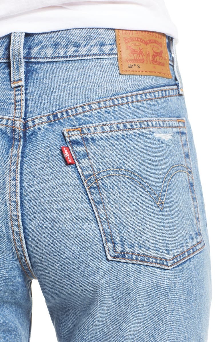 Levi's<sup>®</sup> Levis<sup>®</sup> 501 Ripped Skinny Jeans, Alternate, color,