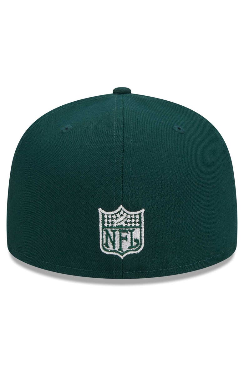 New Era Men's New Era Green San Francisco 49ers Throwback Main 59FIFTY Fitted Hat, Alternate, color,