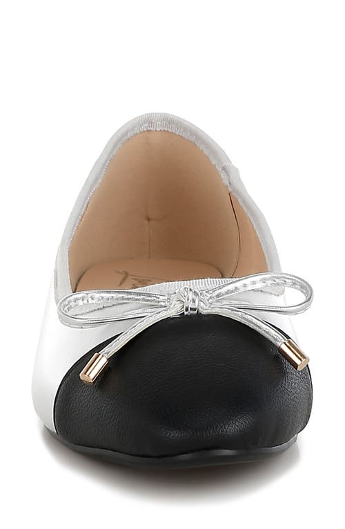 London Rag Minato Flat In Silver