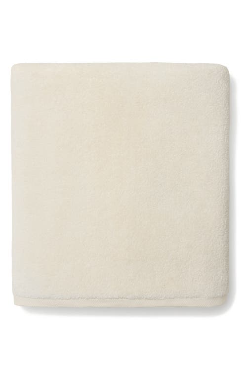 Shop Sferra Cielo Cotton Bath Sheet In Ivory