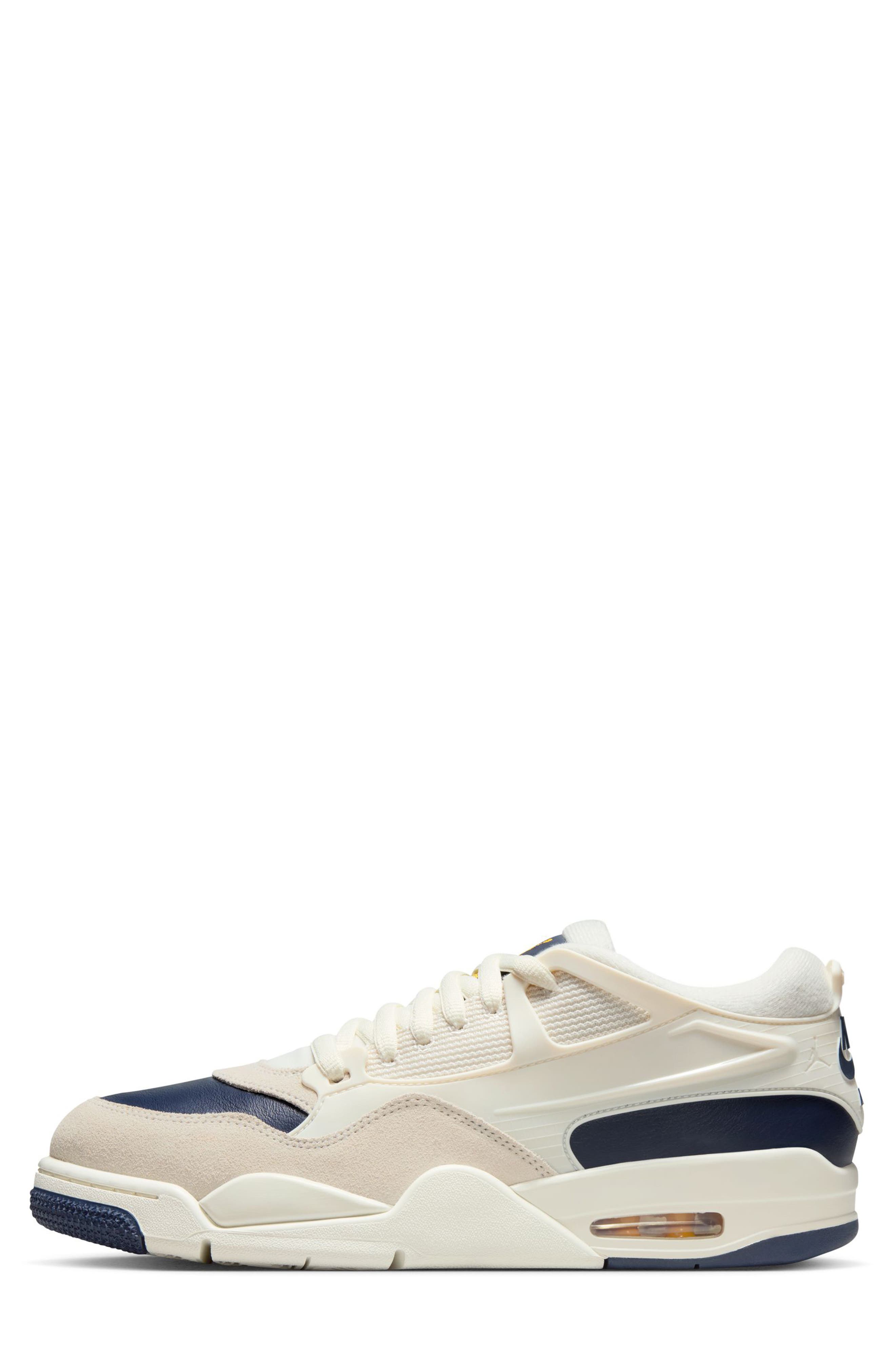 Jordan Air Jordan 4 RM Sneaker, Alternate, color, Sail/ Midnight Navy