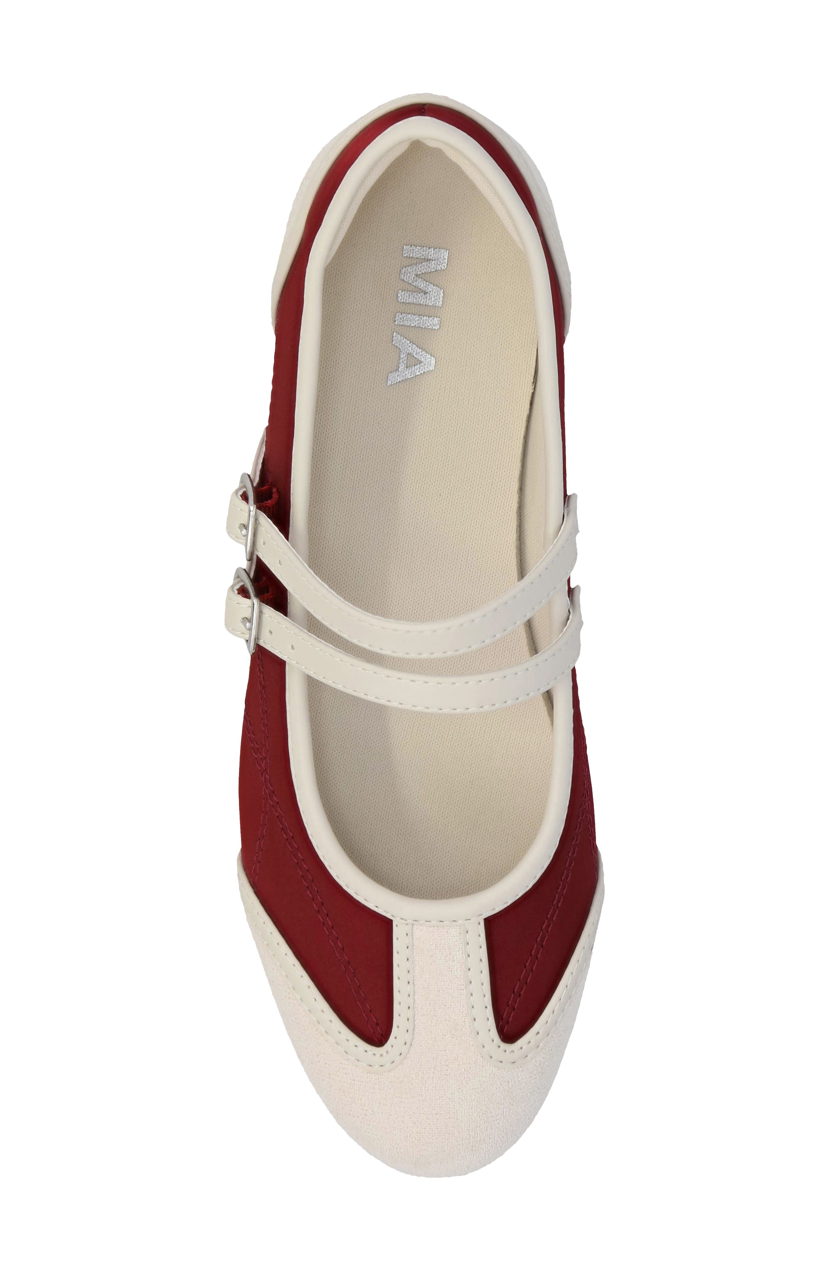 Sorelle Mary Jane Flat, Alternate, color, SANGRIA/ CREAM