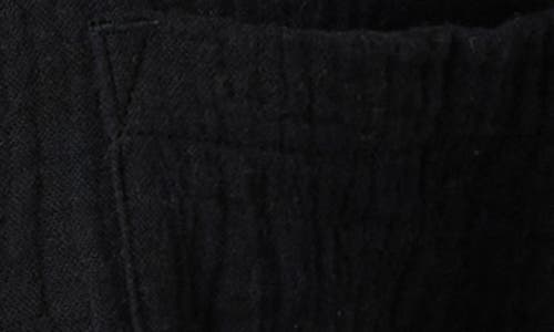 O'neill Leni Oversize Cotton Gauze Button-up Shirt In Black