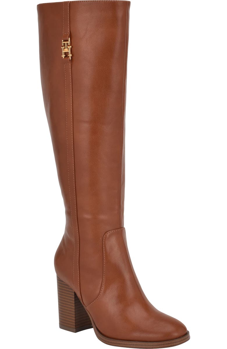Tommy Hilfiger Ursy Knee High Boot, Main, color, Tan