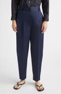 PARTOW Astor Cotton Stretch Twill Tapered Leg Pants