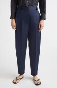PARTOW Astor Cotton Stretch Twill Tapered Leg Pants