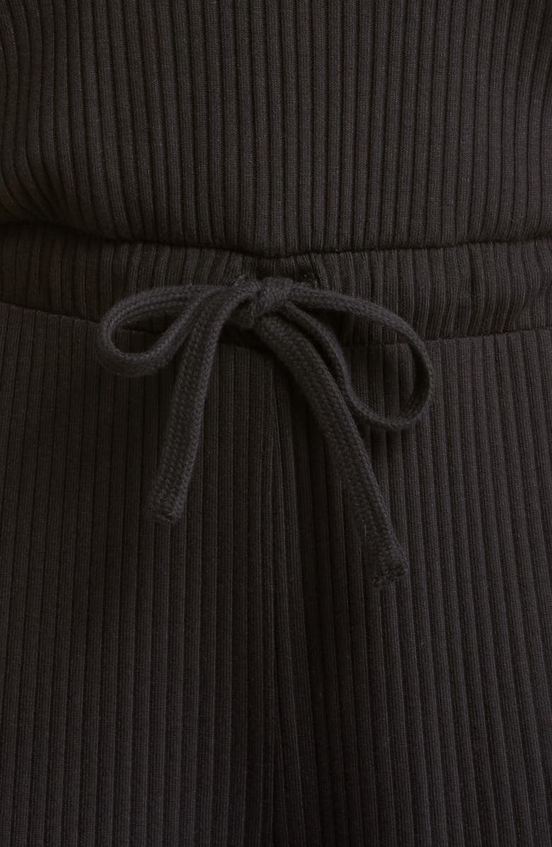 Beyond Yoga Jetsetter Rib Jumpsuit, Alternate, color, Black