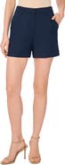 1.STATE Embroidered High Waist Shorts