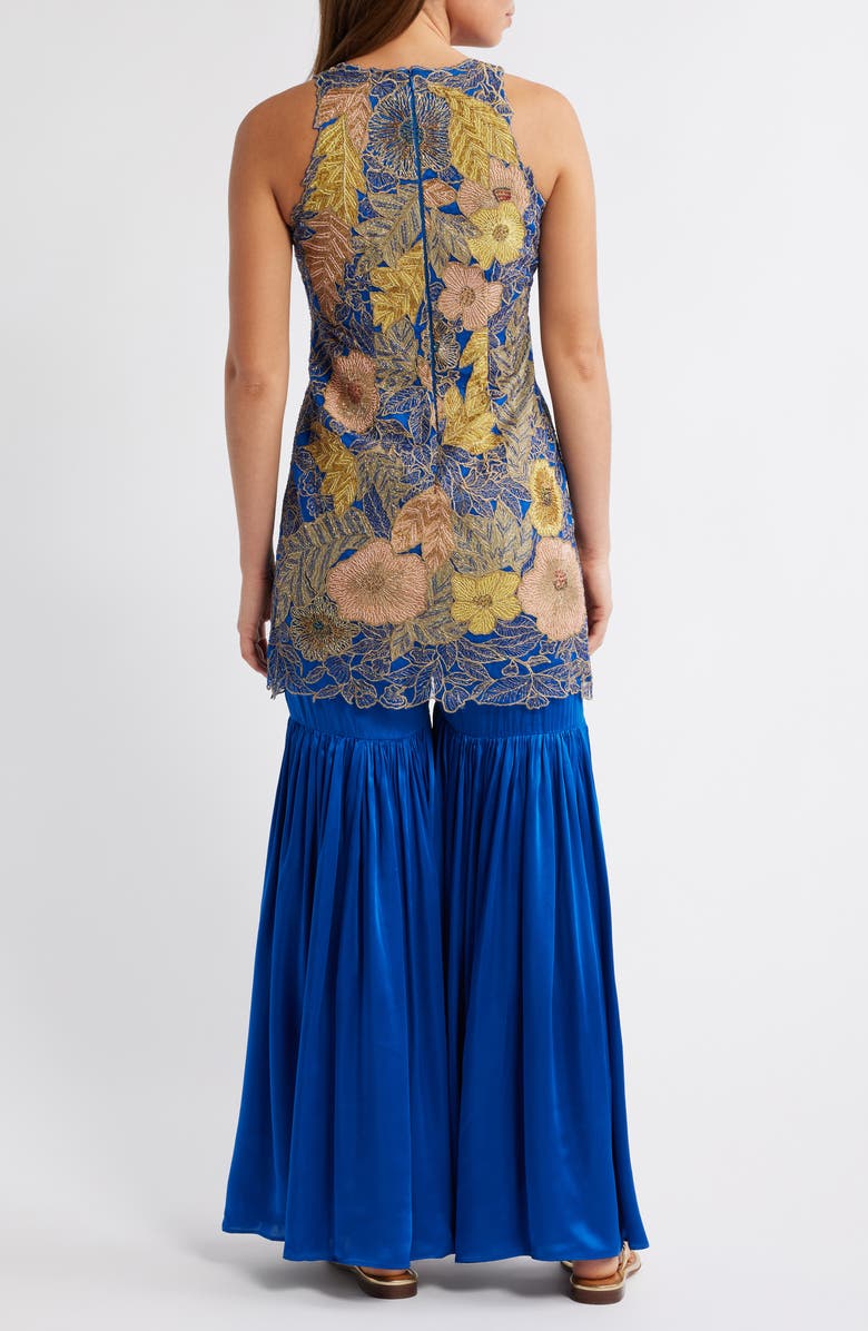 Sani Nidhi Satin Gharara with Georgette Dupatta, Alternate, color,