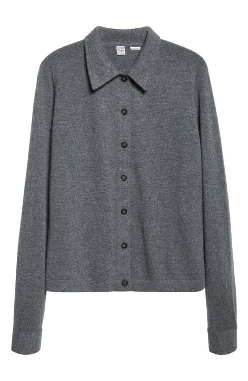 Totême Cardigan Toteme Woman Color Charcoal In Gray