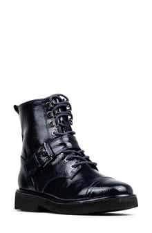Speed Lace Up Buckle Boot