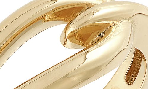Frankie & Zoe 14k Gold Bypass Ring In Yellow Gold