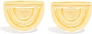 Campbell + Charlotte Edge Ferris Wheel Stud Earring