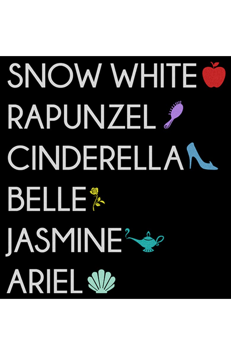 Disney Princesses Girl's Disney Princesses Princess Icons Graphic T-Shirt, Alternate, color,